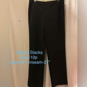 Talbots Classic Black Slacks NWOT